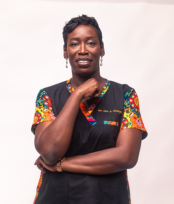 Dr Aba Folson, specialist doctor on Vodafone Healthline